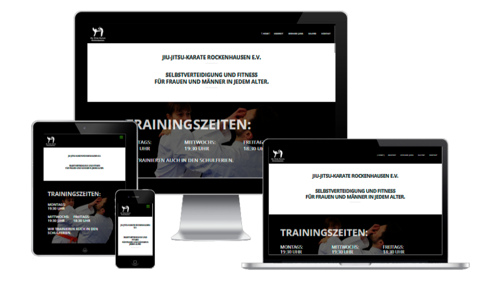 Website Jiu-Jitsu-Karate